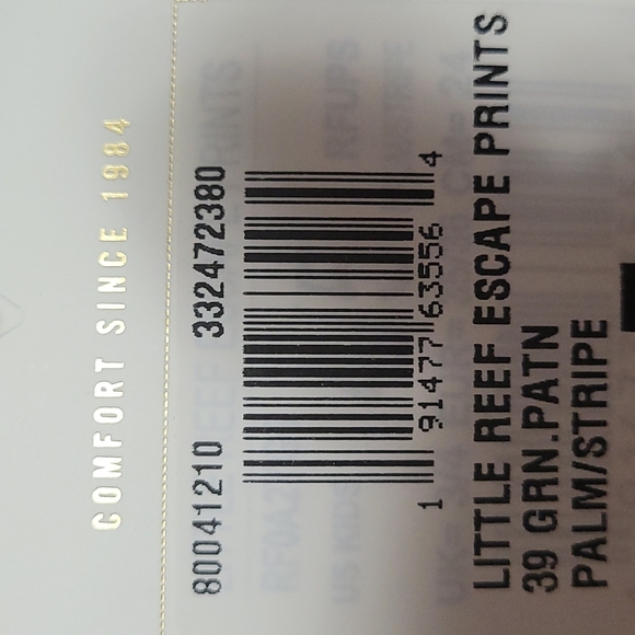 Reef palm tree flip flops - Picture 6 of 6